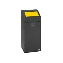 VAR Wertstoffsammler WSG 55E 60 l Verkehrsgelb