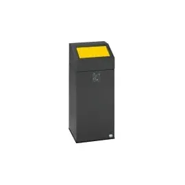 VAR Wertstoffsammler WSG 55E 60 l Verkehrsgelb