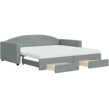 vidaXL Tagesbett 100 x 200 cm Hellgrau