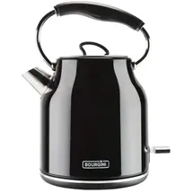 Bourgini Nostalgischer Wasserkocher Deluxe 1,7 l Schwarz