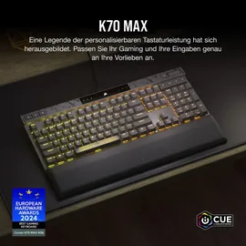 Corsair K70 MAX RGB Tastatur Schwarz