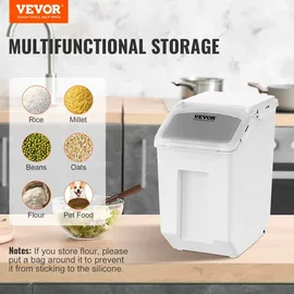 Vevor Aufbewahrungsbox 15 L x 2 transparent