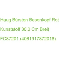 Haug® bürsten Besenkopf rot Kunststoff 30,0 cm breit