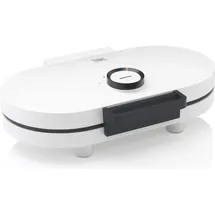 TREBS 13120 - Doppelherzwaffeleisen - Weiß