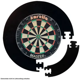 KARELLA Dart-Surround Eva, 8076.06, 4-teiliger Wandschutz, schwarz, Ø 71cm