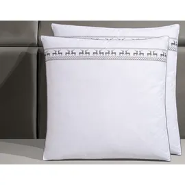 OTTO home Sorsele Kopfkissen 80 x 80 cm Weiß