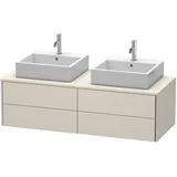 Duravit Waschtischunterschrank 4 Auszüge 140 x 54,8 x 40 cm Taupe Matt