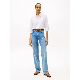 Tommy Hilfiger Hemdbluse OXFORD RELAXED FIT SHIRT Weiß 38