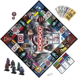 Hasbro Monopoly Marvel Studios The Falcon and the Winter Soldier englische Version