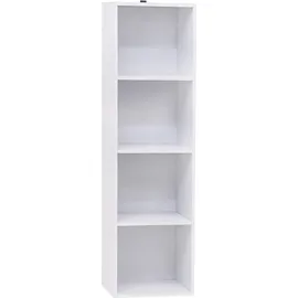 Woltu SK003ws4 Aktenregal 30x106x24 cm Weiß