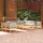 vidaXL Garten-Lounge-Set 10-tlg. grau Kiefer