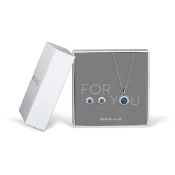 ForYou-Set Halskette mit Anhänger und Ohrstecker - Bering Jewelry Modell: 427-707-Blue