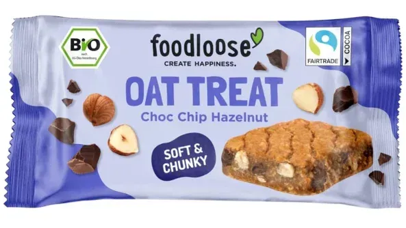 foodloose Oat Treat Choc Chip Hazelnut bio