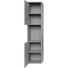 Badplaats Badezimmerschrank Montreal 30 x 30 x 131 cm Grau Matt
