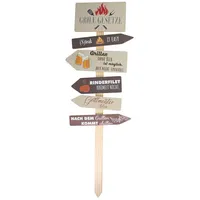 Riffelmacher & Weinberger Riffelmacher Holz-Dekostecker Grillgesetze 25x80 cm |