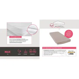 Primera Spannbettlaken Jersey 70 x 140 cm grau
