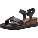 TAMARIS Keilsandaletten Damen Schwarz 36