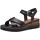 TAMARIS Keilsandaletten Damen Schwarz 36