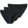 SCHIESSER UNCOVER by SCHIESSER Damen Slip 3er Pack Schwarz S