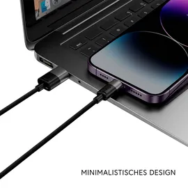 Baseus USB-C auf Micro + Lightning 1,2 m Schwarz