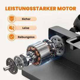 sportnow Mini Ellipsentrainer Schwarz