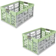 KEEEPER Profi-Klappbox ben 54 x 37 x 28 cm 2-tlg. grün