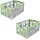 KEEEPER Profi-Klappbox ben 54 x 37 x 28 cm 2-tlg. grün