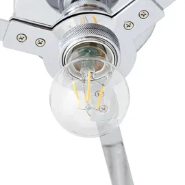 LUCANDE Meritt 1 x 15 W LED transparent/chrom