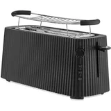Alessi MDL15 B Plissé Langer Doppelfach-Toaster,