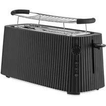 Alessi MDL15 B Plissé Langer Doppelfach-Toaster,