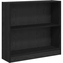 vidaXL Bücherregal 80 x 24 x 76 cm Schwarz