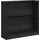 vidaXL Bücherregal 80 x 24 x 76 cm Schwarz