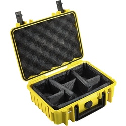 B&W International Fotorucksack B & W International outdoor.cases Typ 1000 Kamerakoffer Wasserdicht gelb