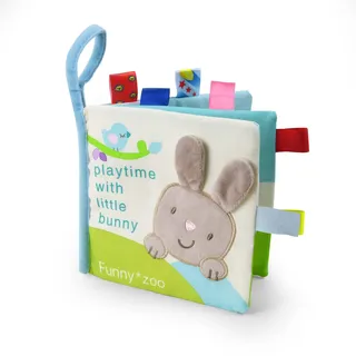 Vicloon Babybücher, Knisterbuch Baby ab 0 Monate Soft-Bilderbuch Stoffbücher Spielbuch für Babys Neugeborenes Kleinkinder Interaktives Bilderbuch Babyspielzeug Geschenke für Babys