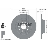Textar Bremsscheibe 92132503