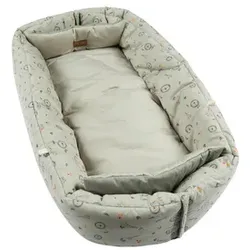 Sterntaler Babynest Safari steingrau