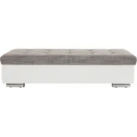 DOMO collection Hocker »Treviso XXL: B/T/H: 161/60/41 cm« mit Stauraum, auch in Cord, passend zur Serie, moderne Steppung