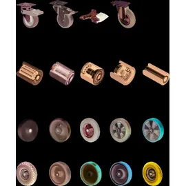 BS Rollen Rad 80/40mm B90.081 Polyure Guss,Radk.Alu,KL Tragkraft 250 Kg