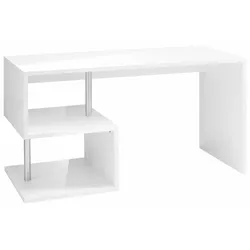 INOSIGN Schreibtisch »Esse, modernes Design«, in verschiedenen Breiten, mit und ohne Monitoraufsatz, Made in Italy INOSIGN weiß Hochglanz + weiß Hochglanz