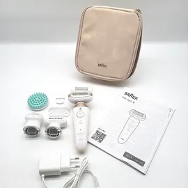 Braun Silk-épil 9 Flex 9-071 Weiß/Gold