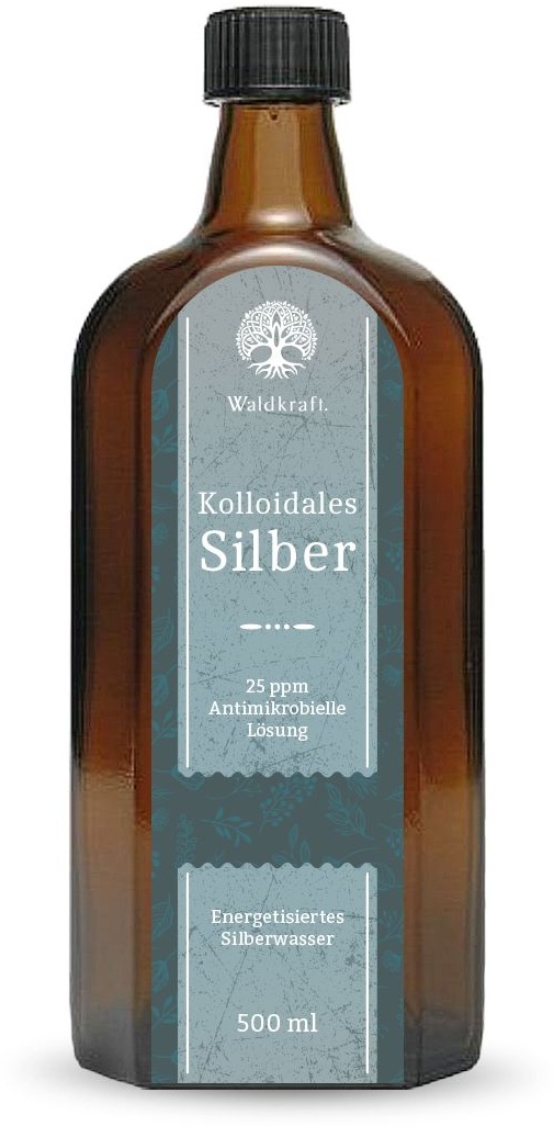 Waldkraft Kolloidales Silber 25 ppm Lösung 500 ml