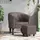 vidaXL Clubsessel mit Fußhocker Kunstleder 70 x 75 x 70 cm Braun
