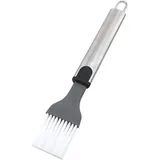 Fackelmann Gebäckpinsel Edelstahl Carolina, Schwarz, 220 x 40 x 15 mm