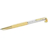 Swarovski Crystalline Kugelschreiber, Winnie the Pooh, Gelb lackiert, Goldfarben