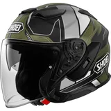 Shoei J-Cruise 3 Whizzy Tc-11 Matt/Grün/Grau/Schwarz XS