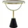 Kayoom Beistelltisch KAYOOM "Rocio, Ausgefallenes Design,Stabiler Marmor-Sockel", schwarz, B:46cm H:54cm T:46cm, Tischplatte: 100% marmorisiertes Glas / Gestell: Marmor, Edelstahl, Tische, Beistelltisch, ausgefallenes Gestell, stabiler Marmorfuß, marmorierte 