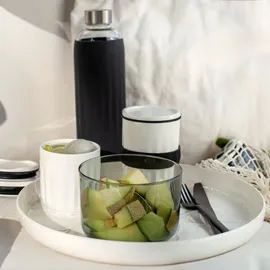Villeroy & Boch Glas-Trinkflasche To Go & To Stay Schwarz 1 l