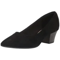 Clarks Damen Teresa Step Pumps, Schwarzes Wildleder, 37 EU