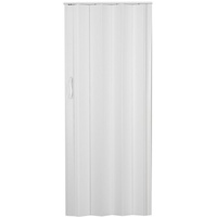 Standom Falttür Schiebetür weiß Farben H. 202 cm für Türbreite bis 109 cm st3 (1 Packung Karton, 1-St., 1 Set), teils vormontiert weiß