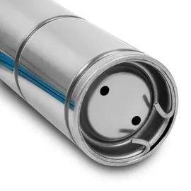 Eberth Tiefbrunnenpumpe 4" Edelstahl 550W 20m Kabel max. Förderhöhe 43m mit Schmutzsieb